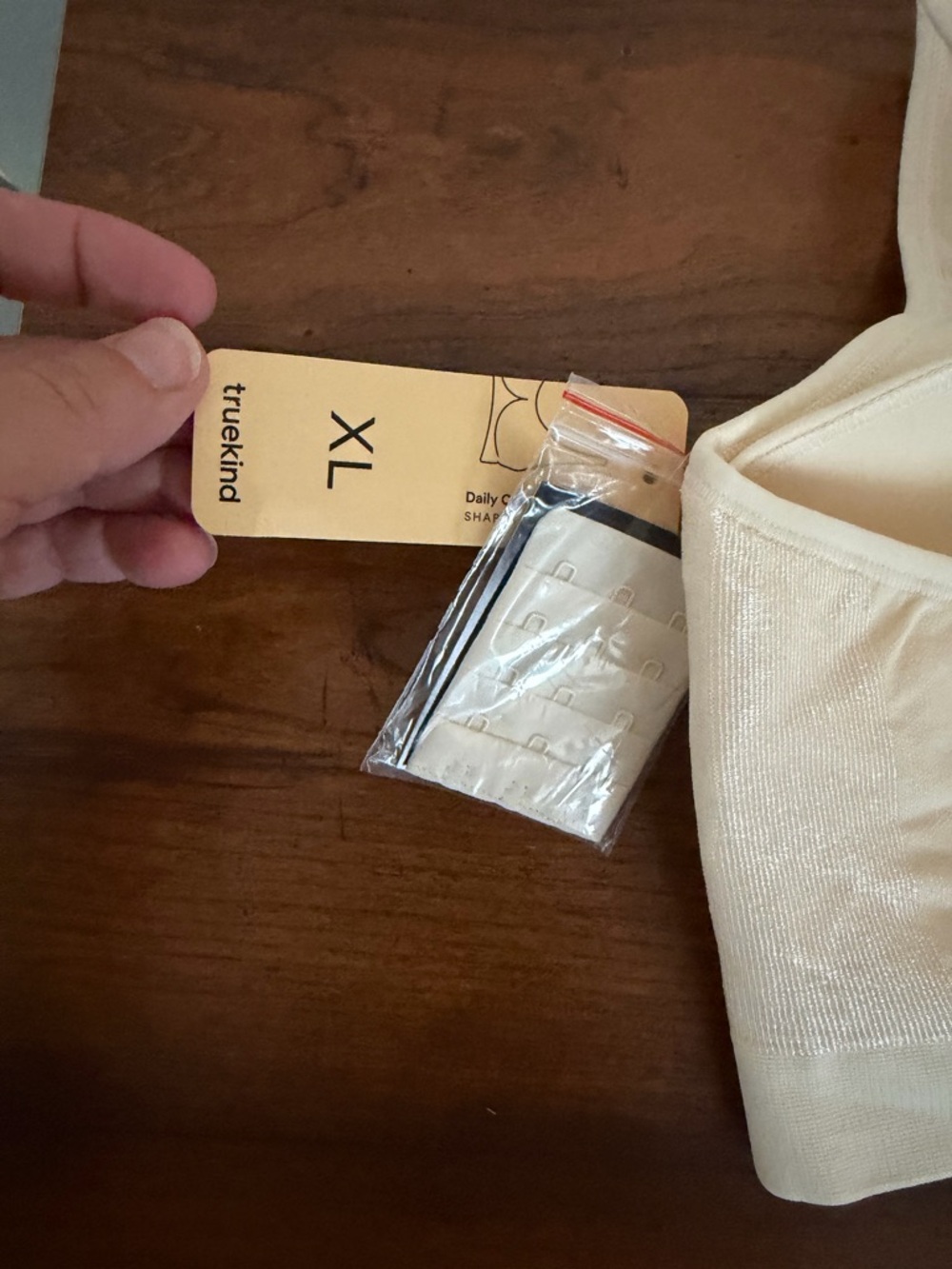 Truekind Wireless Seamless Bra in Light Cream - Picture 4 of 6